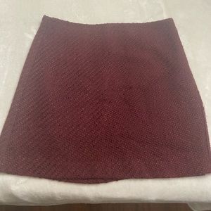 Burgundy Skirt